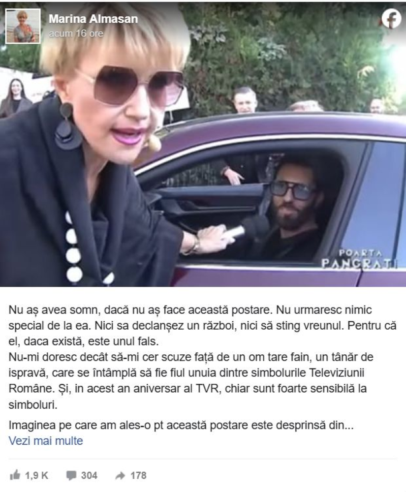 Marina Almasan ii raspunde Sorinei Matei, dupa episodul Porsche: „Sunt pregatita pentru orice” Marina Almasan ii raspunde Sorinei Matei, dupa episodul Porsche: „Sunt pregatita pentru orice”