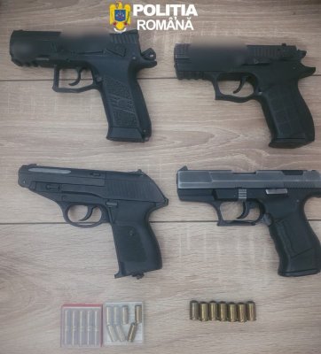 Deținătorii de arme au fost luați la verificat de polițiștii constănțeni