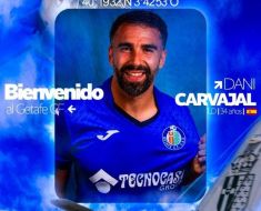 Dani Carvajal a semnat cu Getafe. El nu va evolua joi, în Conference League, cu Universitatea Craiova Dani Carvajal a semnat cu Getafe. El nu va evolua joi, în Conference League, cu Universitatea Craiova