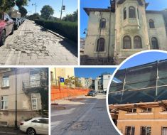 Centrul Vechi al Constanței oferă o imagine dezolantă. Sătui de gropi și ziduri care stau să cadă, locuitorii au depus petiție oficială la Primăria Constanța. Video 