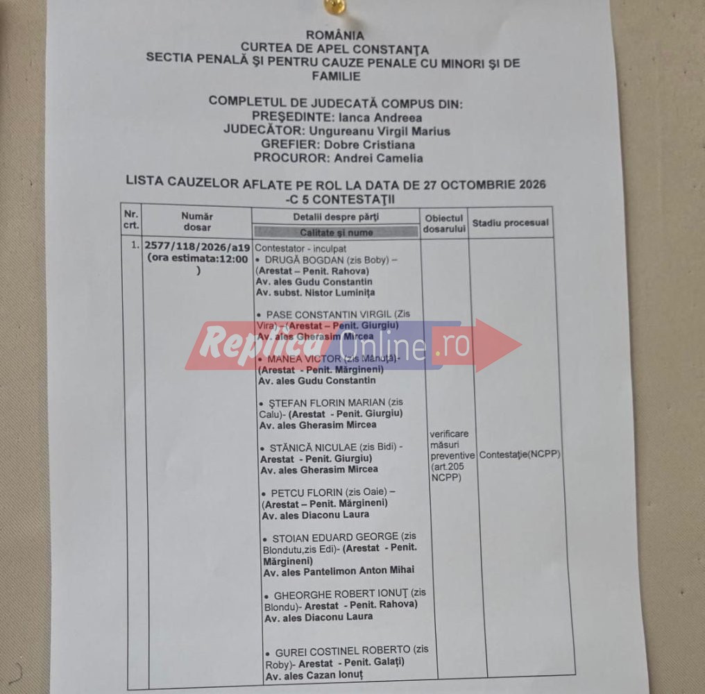 Interlopii din KM 4-5, vizati de procurorii DIICOT de peste 10 ani, afla astazi daca raman in arest preventiv Interlopii din KM 4-5, vizati de procurorii DIICOT de peste 10 ani, afla astazi daca raman in arest preventiv