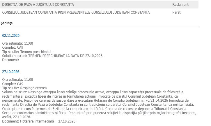 A vrut sa-si conserve privilegiile pe banii publici, dar a luat teapa. seful Directiei de Paza a pierdut procesul cu Consiliul Judetean A vrut sa-si conserve privilegiile pe banii publici, dar a luat teapa. seful Directiei de Paza a pierdut procesul cu Consiliul Judetean