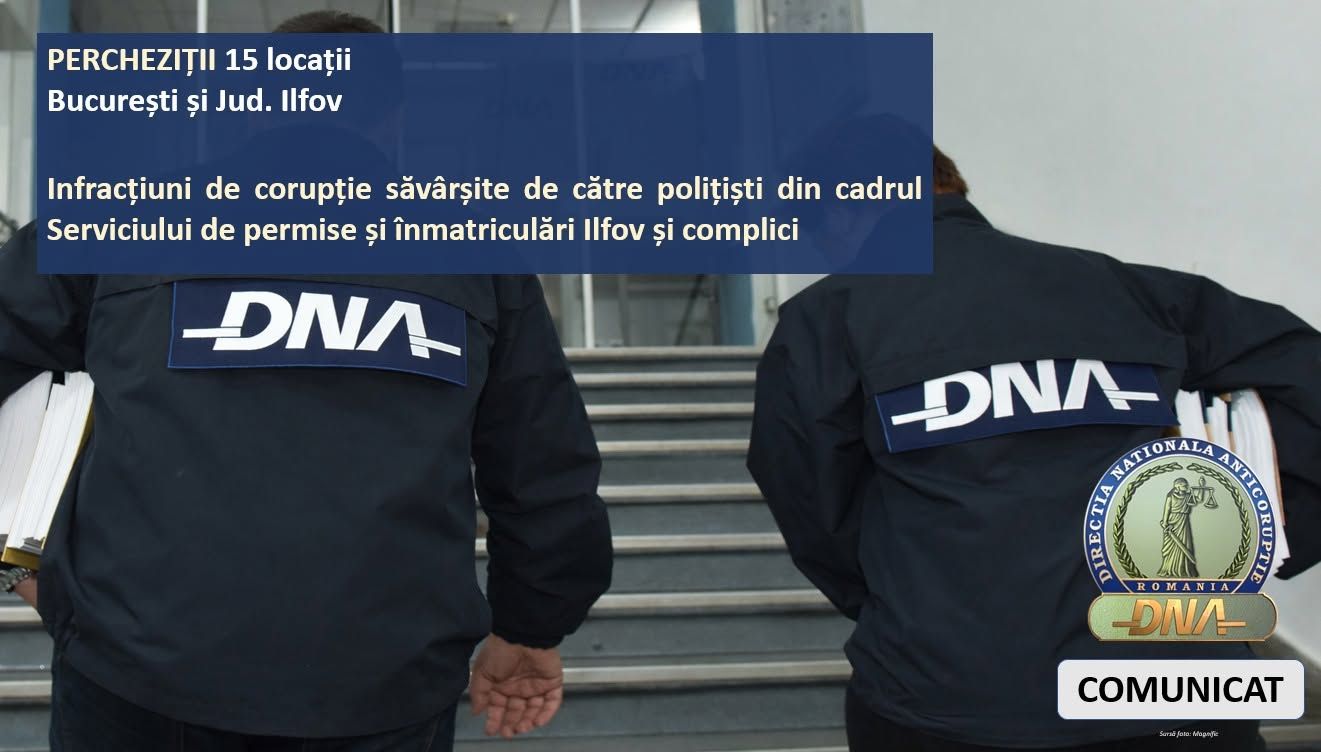 Cutremur la Permise si inmatriculari Ilfov: Reteaua care aranja traseul si eliberarea actelor, luata pe sus de DNA Cutremur la Permise si inmatriculari Ilfov: Reteaua care aranja traseul si eliberarea actelor, luata pe sus de DNA
