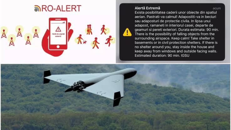 Alerta aeriana in Tulcea: Mesaj RO-Alert emis in miez de noapte dupa detectarea unor tinte langa granita Alerta aeriana in Tulcea: Mesaj RO-Alert emis in miez de noapte dupa detectarea unor tinte langa granita