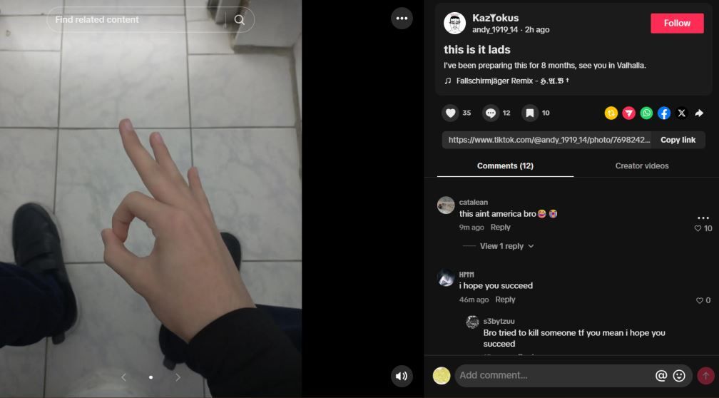 Elevul din Bistrita care a injunghiat o profesoara si un elev si-a anuntat atacul pe TikTok
