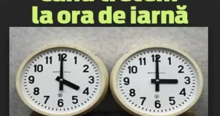 România va trece la ora de iarnă. Vezi când!