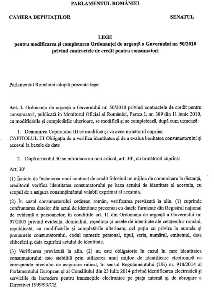 Scut impotriva creditelor-fantoma. Cum vor fi protejati romanii executati silit dupa ce li s-a furat identitatea Scut impotriva creditelor-fantoma. Cum vor fi protejati romanii executati silit dupa ce li s-a furat identitatea