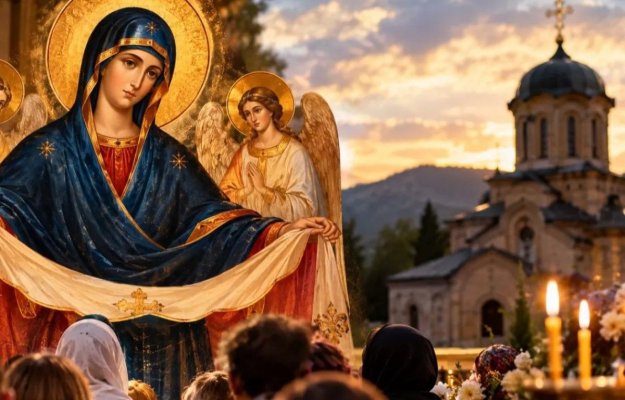 Sărbătoare zilei, joi, 1 octombrie 2026: Acoperământul Maicii Domnului