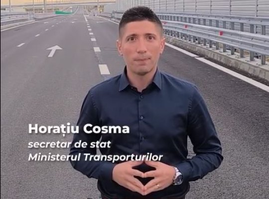 Horațiu Cosma anunță deschiderea circulației pe încă 13 kilometri din Autostrada Bucureștiului A0 Nord