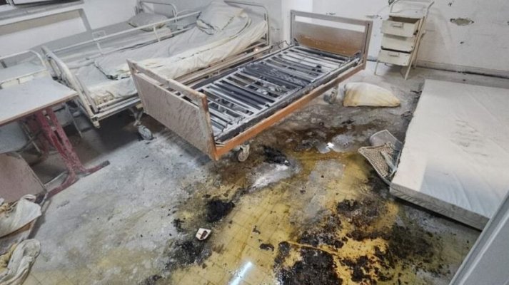 Incendiu la Secția de Psihiatrie a unui spital din țară. 16 pacienți evacuați și o pacientă rănită