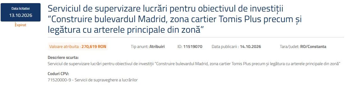 Asfaltul se lasa asteptat, dar milioanele curg! Tunul financiar din spatele proiectului de 118 milioane de lei din Constanta Asfaltul se lasa asteptat, dar milioanele curg! Tunul financiar din spatele proiectului de 118 milioane de lei din Constanta