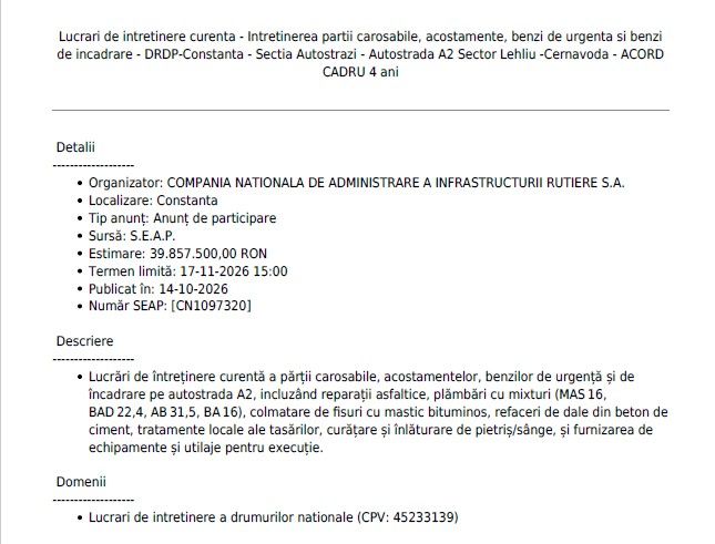 Cine pune mana pe 35 de mil. de euro pentru peticirea drumurilor din jud. Constanta si autostrazilor A2 si A4! Cine pune mana pe 35 de mil. de euro pentru peticirea drumurilor din jud. Constanta si autostrazilor A2 si A4!