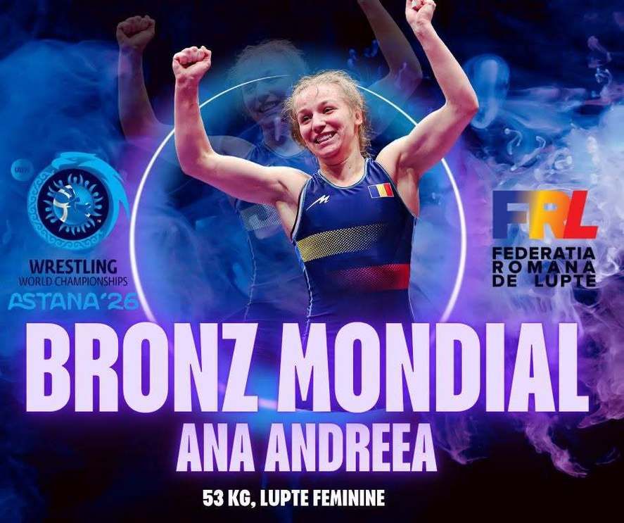 Lupte: Andreea Ana, medaliata cu bronz la Campionatul Mondial Lupte: Andreea Ana, medaliata cu bronz la Campionatul Mondial