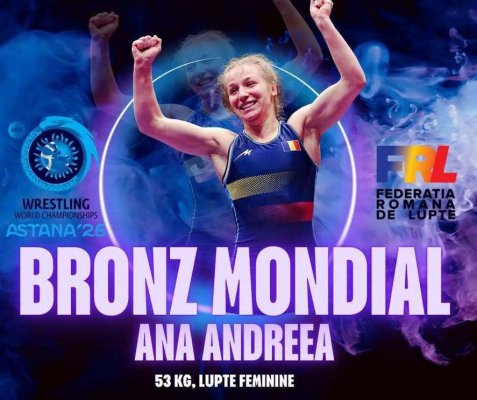 Lupte: Andreea Ana, medaliată cu bronz la Campionatul Mondial