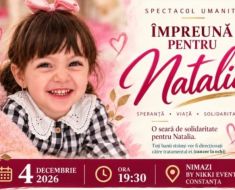 Artiștii fac scut în fața cancerului! Spectacol caritabil de amploare la Nimazi by Nikki Events din Constanța pentru salvarea micuței Natalia