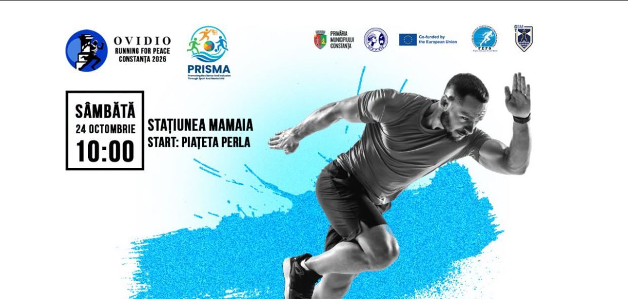 OVIDIO - Running for Peace Constanta revine si anul acesta in Piateta Perla