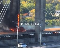 Ucraina - Un nou pod important din Kiev a fost lovit de un atac rusesc