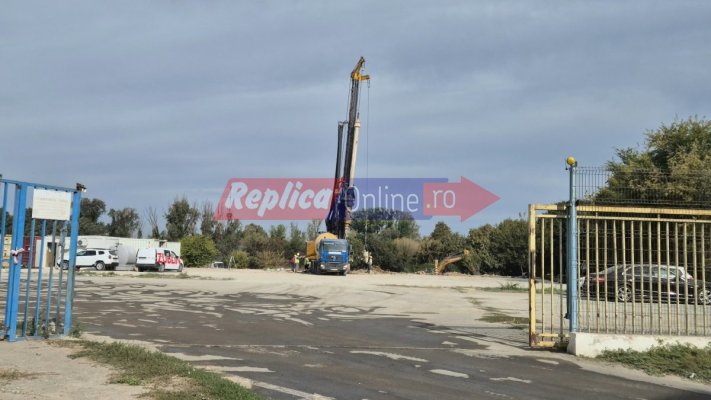 Construcția stadionului „Gheorghe Hagi“ a intrat în linie dreaptă. Lucrările la fundația viitorului stadion au început cu introducerea piloților. Video