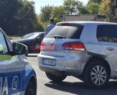 Accident rutier în Constanța! Tamponare în sensul giratoriu de la fostul Supernova (Cora) pe Bulevardul I.C. Brătianu. Video