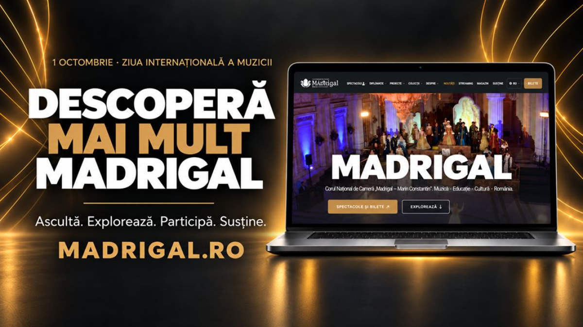 Madrigal, mai aproape de public prin noul sau website Madrigal, mai aproape de public prin noul sau website