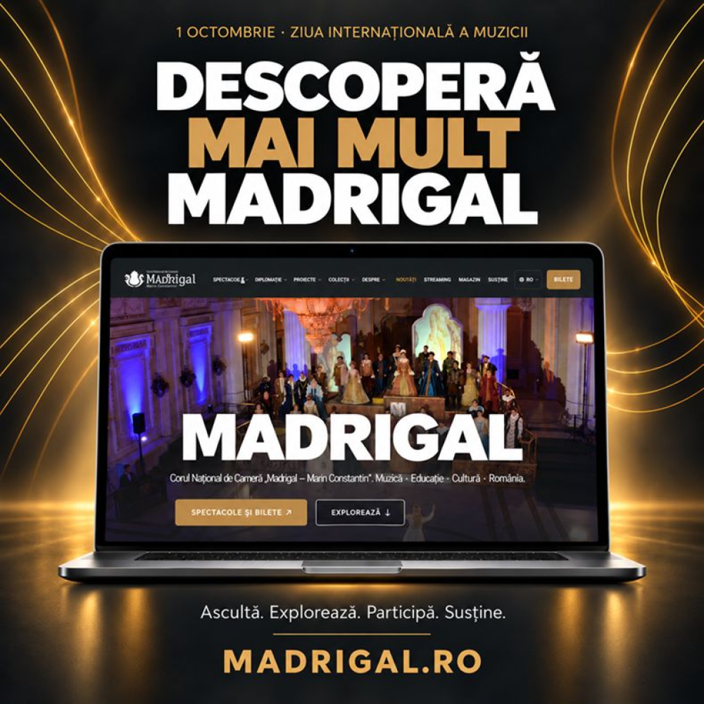 Madrigal, mai aproape de public prin noul sau website Madrigal, mai aproape de public prin noul sau website