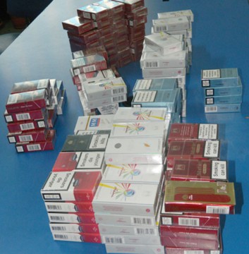 Ţigări de contrabandă depistate la malul mării