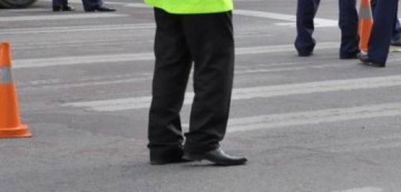 Femeie accidentată pe trecere, în faţa magazinului Tomis
