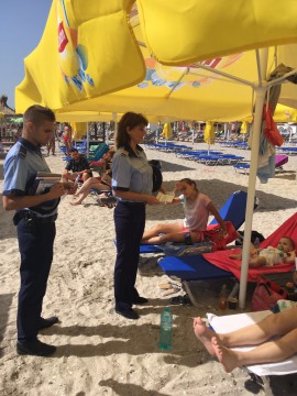 Activități informativ-preventive desfășurate în stațiunea Mamaia