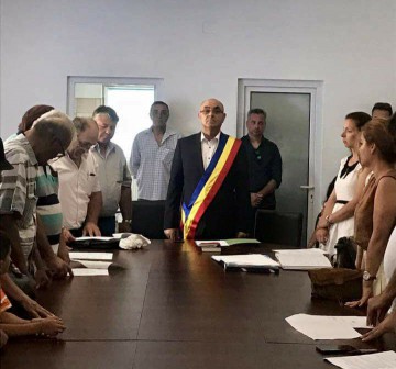 Dumitru Timofte a depus jurământul la Primăria Nicolae Bălcescu
