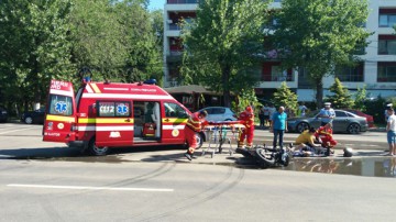 ACCIDENT GRAV la Luna Park! Victimă: un motociclist