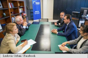Ludovic Orban a avut întrevederi la Bruxelles cu liderii PPE