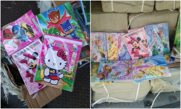 Mii de cărţi de colorat contrafăcute, confiscate în Portul Constanţa Sud Agigea