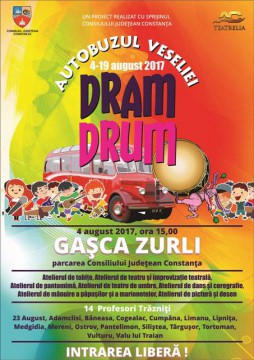 Autobuzul Dram Drum – Gașca Zurli, educaţie, cultură şi joc, la Şcoala Veseliei