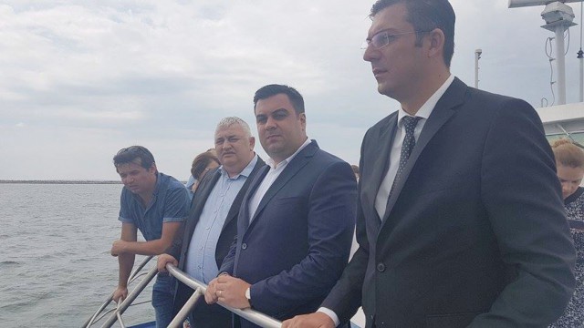 Ministrul Cuc, mulțumit de activitatea lui Tivilichi! A vizitat portul Midia și promite investiții în continuare