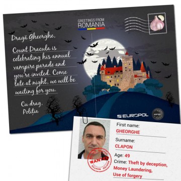 Campanie a Poliției Române și Europol: Dragi infractori, nu mai fugiți de lege