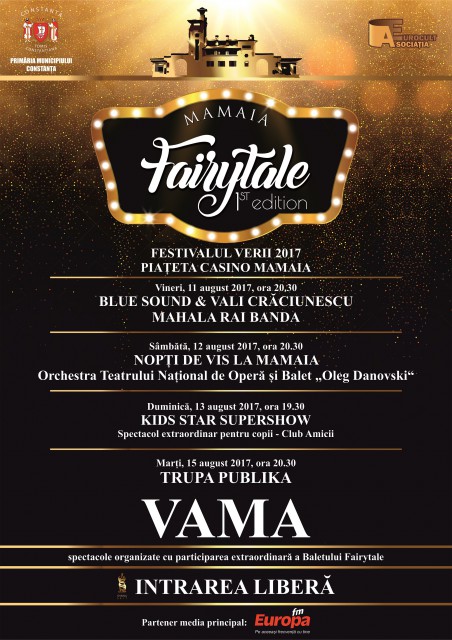 Vama, Vali Crăciunescu şi Mahala Rai Banda, la Mamaia Fairytale