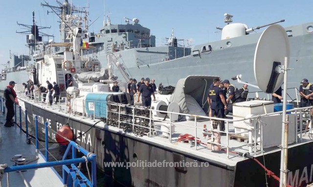Nava MAI 1104 va supraveghea frontierele Europei din Marea Egee
