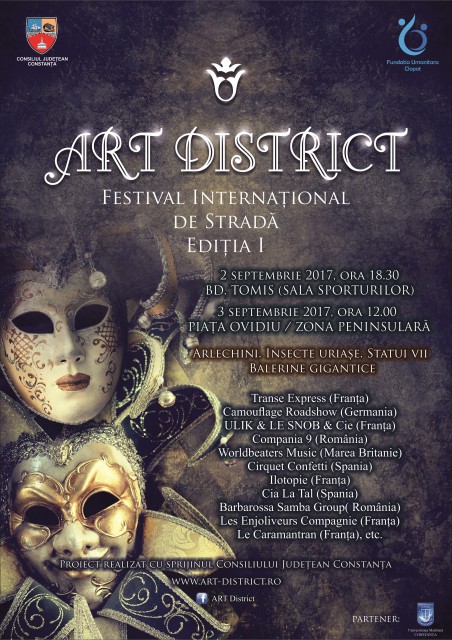 Festivalul Internațional ART DISTRICT aduce teatrul de stradă european la Constanţa