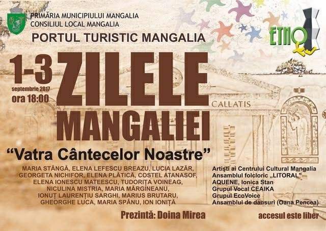 Zilele Mangaliei, sărbătorite în Portul Turistic