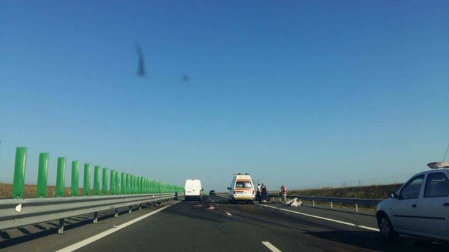 Accident rutier grav pe Autostrada Soarelui