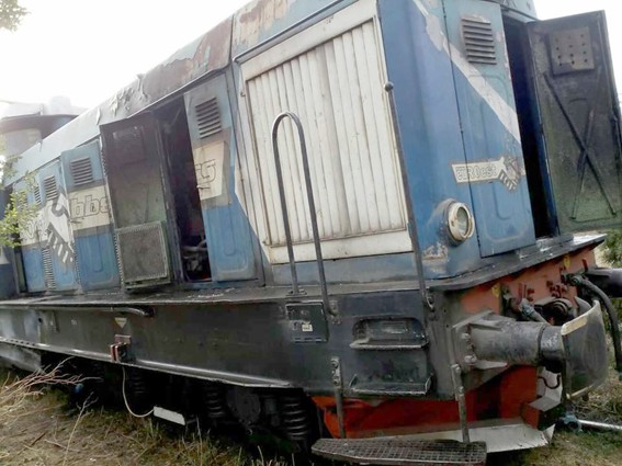 O locomotivă a luat foc în Portul Constanţa