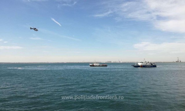 Exercițiu de combatere a migrației ilegale pe Marea Neagră!
