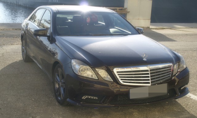 Autoturism de lux furat din Spania, descoperit la Constanţa