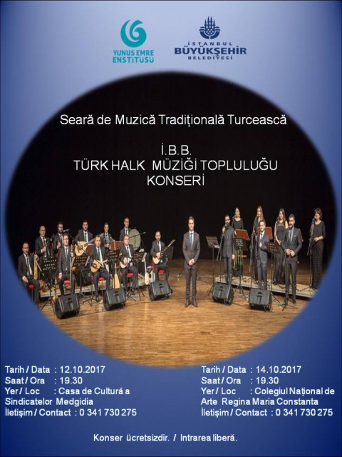 Concert de Muzică Tradiţională Turcească, la Constanţa