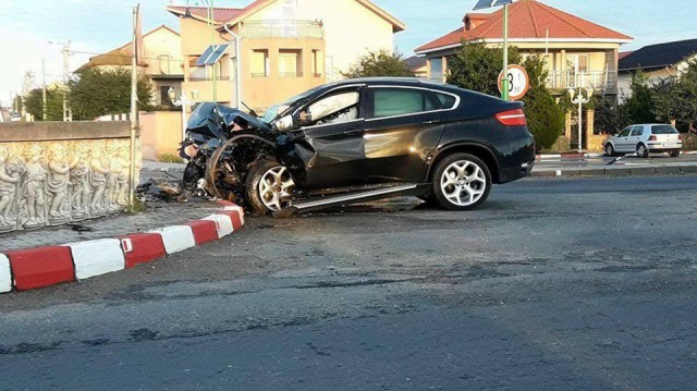 Accident în Năvodari: un șofer beat a pierdut controlul volanului