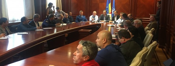 Comitetul Județean pentru Situații de Urgență Constanța s-a întrunit la Prefectură