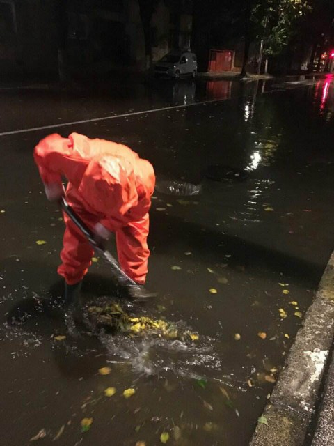 Primăria Constanța intervine în continuare pe timp de cod portocaliu