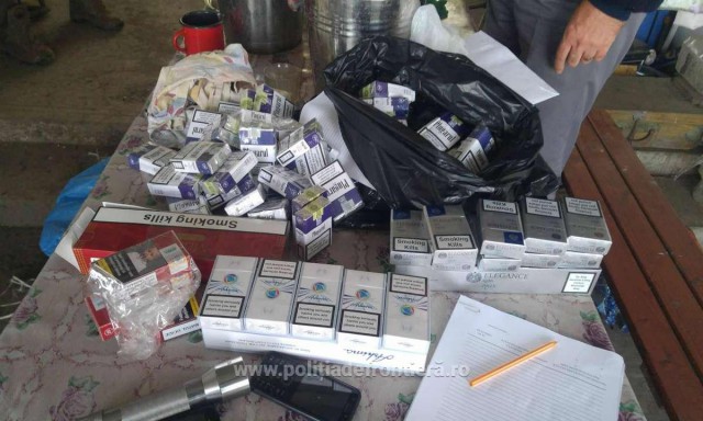 Polițiștii de frontieră au pus gând rău contrabandei de țigări. Zeci de mii de pachete, confiscate la graniță!