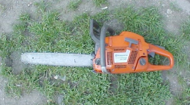 A luat drujba şi s-a apucat de tăiat salcâmi. Poliţiştii i-au tăiat elanul!