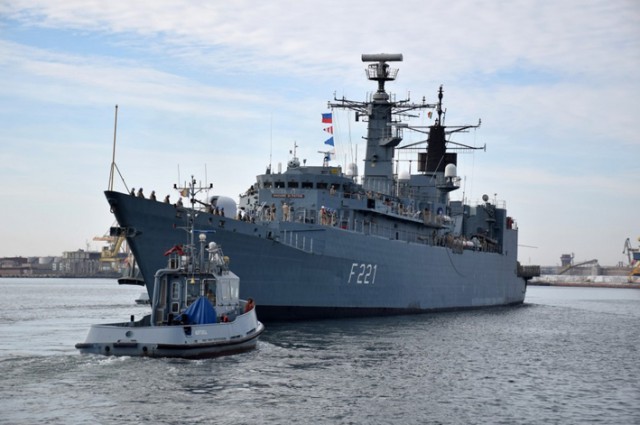 Militarii de pe fregata „Regele Ferdinand”, instruiţi pentru operaţiile de interdicţie maritimă